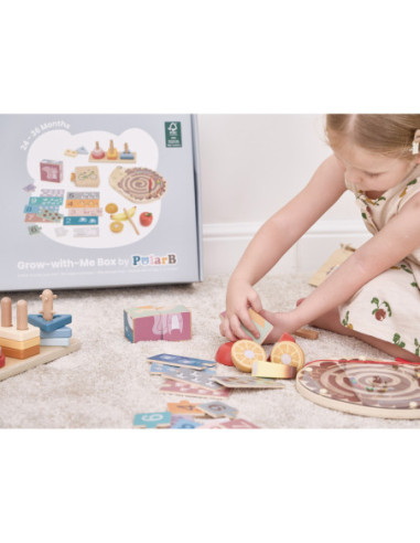 VIGA Zestaw Zabawek Edukacyjnych Pudełko Box od 24 miesiąca do 36 miesiąca