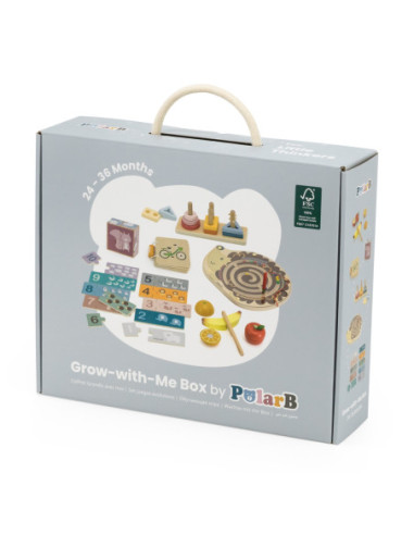 VIGA Zestaw Zabawek Edukacyjnych Pudełko Box od 24 miesiąca do 36 miesiąca