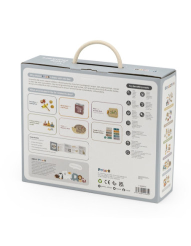 VIGA Zestaw Zabawek Edukacyjnych Pudełko Box od 24 miesiąca do 36 miesiąca