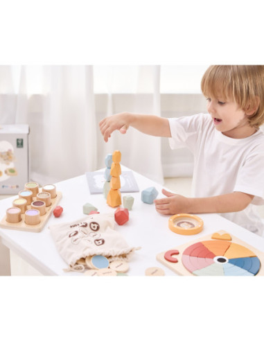 VIGA Zestaw Zabawek Edukacyjnych Pudełko Box od 36 miesiąca