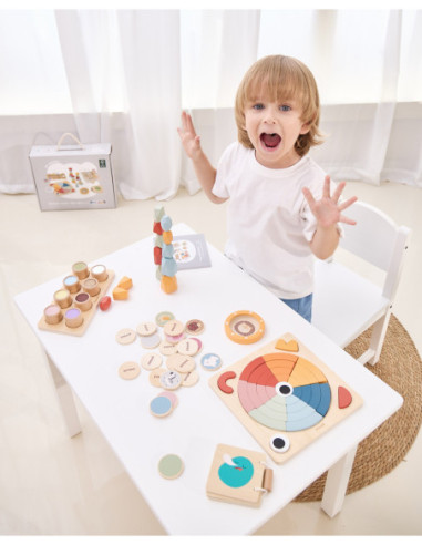 VIGA Zestaw Zabawek Edukacyjnych Pudełko Box od 36 miesiąca