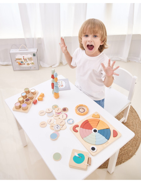 VIGA Zestaw Zabawek Edukacyjnych Pudełko Box od 36 miesiąca