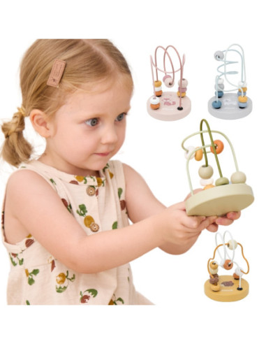 VIGA PolarB Drewniany Poręczny Labirynt Przeplatanka Pętla Motoryczna 1szt