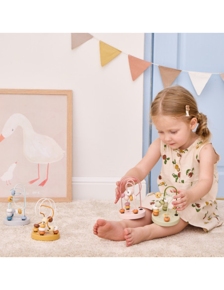 VIGA PolarB Drewniany Poręczny Labirynt Przeplatanka Pętla Motoryczna 1szt