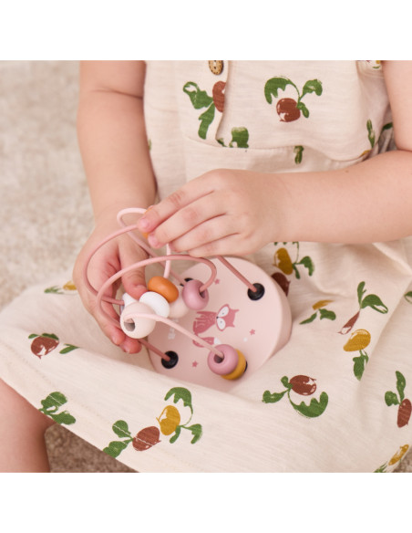 VIGA PolarB Drewniany Poręczny Labirynt Przeplatanka Pętla Motoryczna 1szt