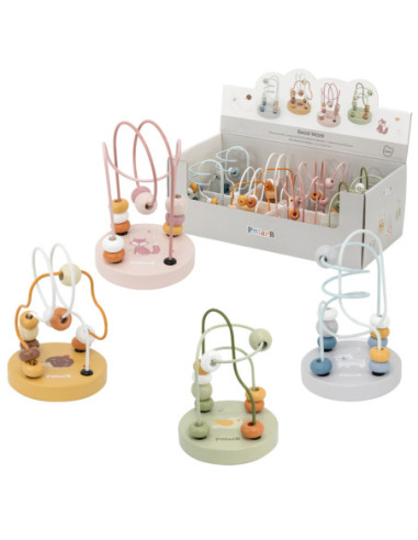 VIGA PolarB Drewniany Poręczny Labirynt Przeplatanka Pętla Motoryczna 1szt