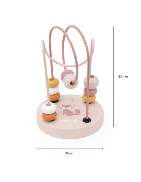 VIGA PolarB Drewniany Poręczny Labirynt Przeplatanka Pętla Motoryczna 1szt