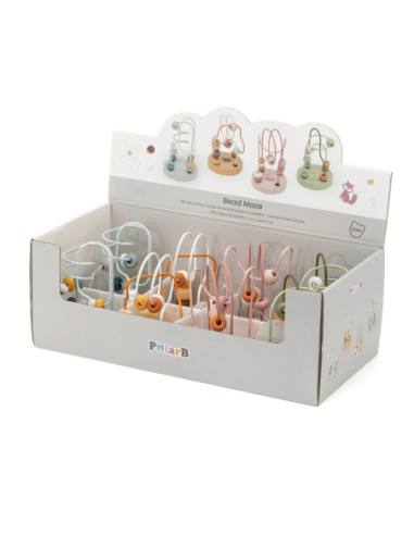 VIGA PolarB Drewniany Poręczny Labirynt Przeplatanka Pętla Motoryczna 1szt