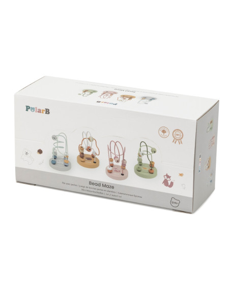 VIGA PolarB Drewniany Poręczny Labirynt Przeplatanka Pętla Motoryczna 1szt