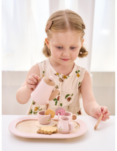 VIGA PolarB Drewniany Zestaw do Herbaty