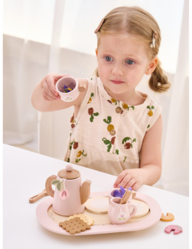 VIGA PolarB Drewniany Zestaw do Herbaty