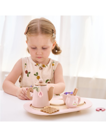 VIGA PolarB Drewniany Zestaw do Herbaty