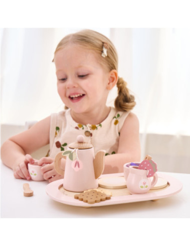 VIGA PolarB Drewniany Zestaw do Herbaty