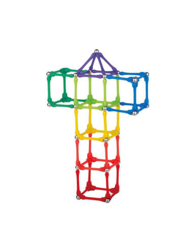 WOOPIE Klocki Magnetyczne Konstrukcyjne Układanka 110 el._4SZT