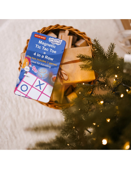 WOOPIE Magnetyczna Gra 2w1 Kółko I Krzyżyk + Gra 4 w Lini MINI