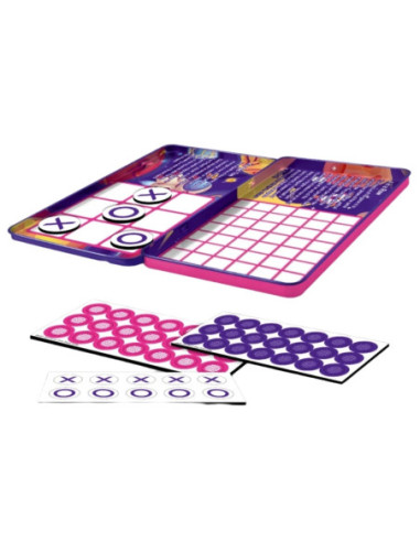 WOOPIE Magnetyczna Gra 2w1 Kółko I Krzyżyk + Gra 4 w Lini MINI