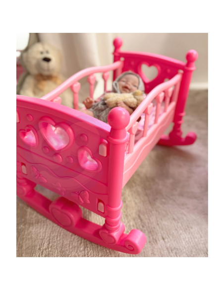 WOOPIE ROYAL Kołyska dla Lalek Różowa