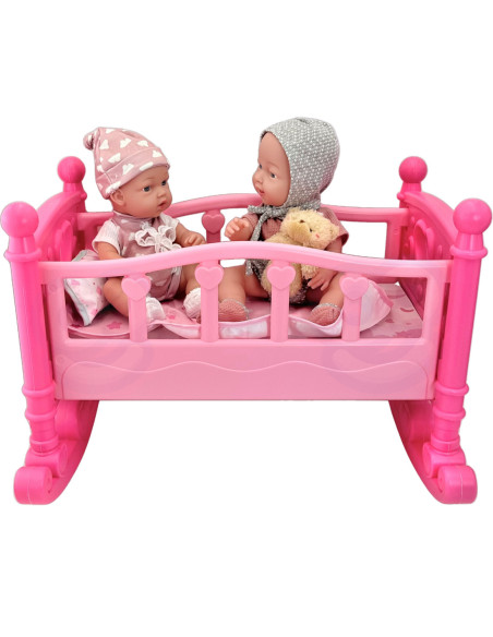 WOOPIE ROYAL Kołyska dla Lalek Różowa