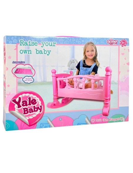 WOOPIE ROYAL Kołyska dla Lalek Różowa