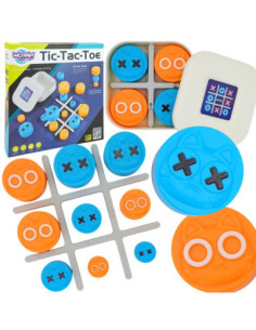 WOOPIE Przenośna Gra Logiczna Kółko i Krzyżyk w Pudełku