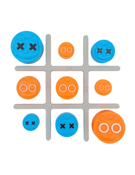 WOOPIE Przenośna Gra Logiczna Kółko i Krzyżyk w Pudełku