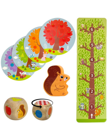 WOOPIE GREEN Wiewiórka w Sadzie Gra Planszowa Rodzinna