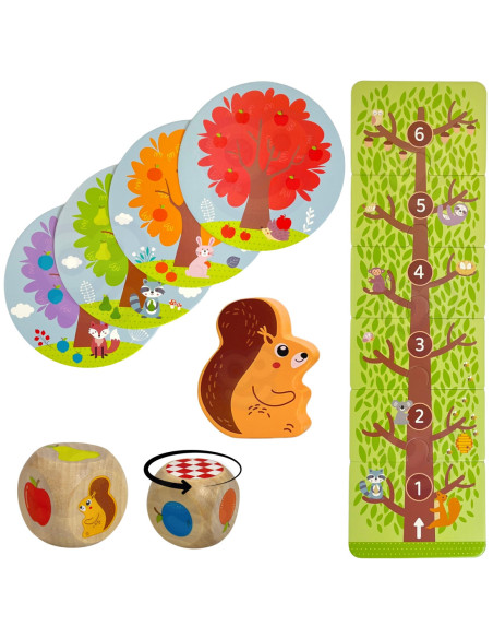 WOOPIE GREEN Wiewiórka w Sadzie Gra Planszowa Rodzinna