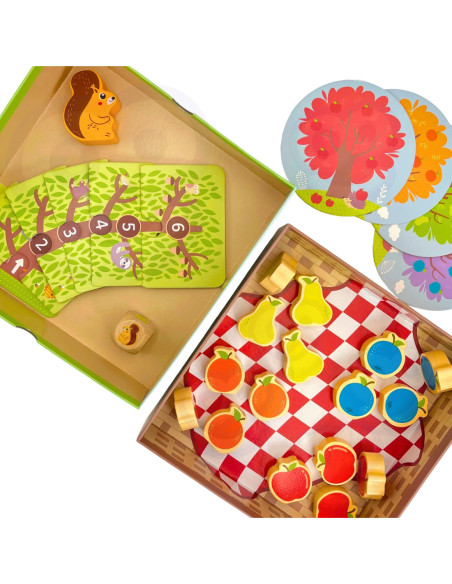 WOOPIE GREEN Wiewiórka w Sadzie Gra Planszowa Rodzinna