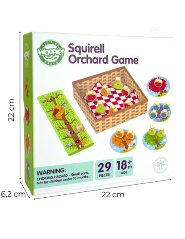 WOOPIE GREEN Wiewiórka w Sadzie Gra Planszowa Rodzinna