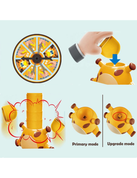 WOOPIE Gra Żyrafka Kubczek na Kubeczku