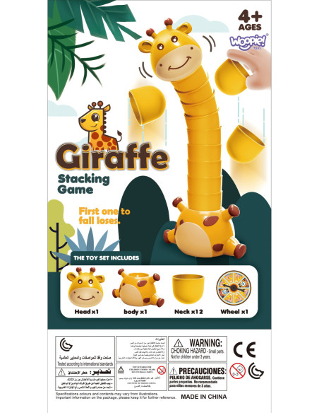 WOOPIE Gra Żyrafka Kubczek na Kubeczku