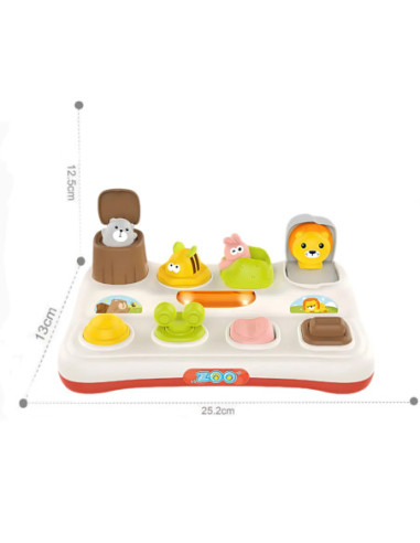 WOOPIE Baby Wyskoakujące Zwierzątka Pop Up ZOO