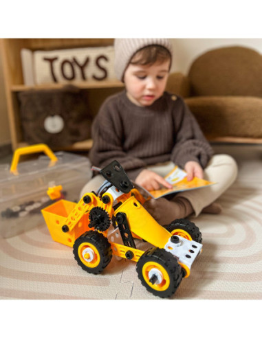 WOOPIE Pojazdy Zestaw Konstrukcyjny 8w1 Klocki STEAM