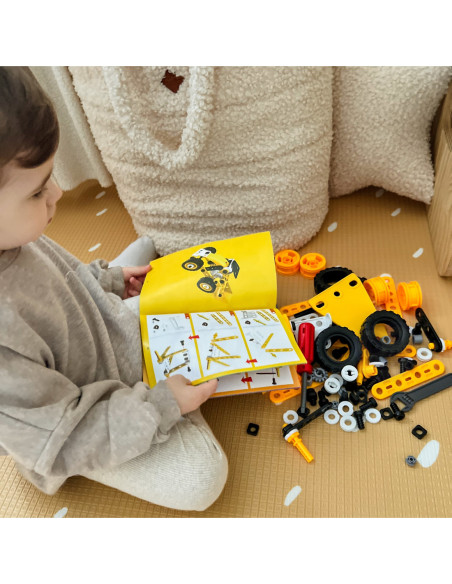 WOOPIE Pojazdy Zestaw Konstrukcyjny 8w1 Klocki STEAM