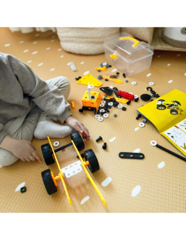 WOOPIE Pojazdy Zestaw Konstrukcyjny 8w1 Klocki STEAM