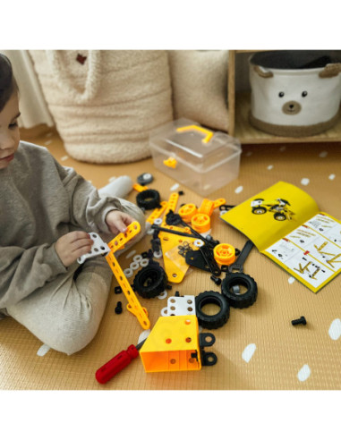 WOOPIE Pojazdy Zestaw Konstrukcyjny 8w1 Klocki STEAM