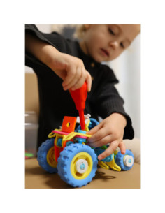 WOOPIE Zestaw Pojazdów Klocki Konstrukcyjny 6w1 STEM 2