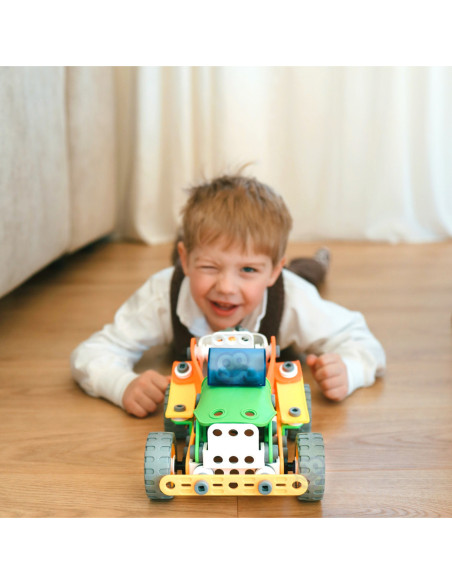 WOOPIE Zestaw Klocki Konstrukcyjne Pojazdy STEM 163 el.