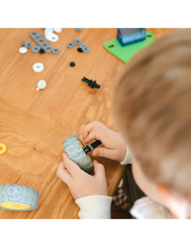 WOOPIE Zestaw Klocki Konstrukcyjne Pojazdy STEM 163 el.