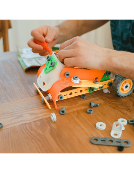 WOOPIE Zestaw Klocki Konstrukcyjne Pojazdy STEM 163 el.
