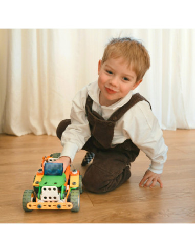 WOOPIE Zestaw Klocki Konstrukcyjne Pojazdy STEM 163 el.