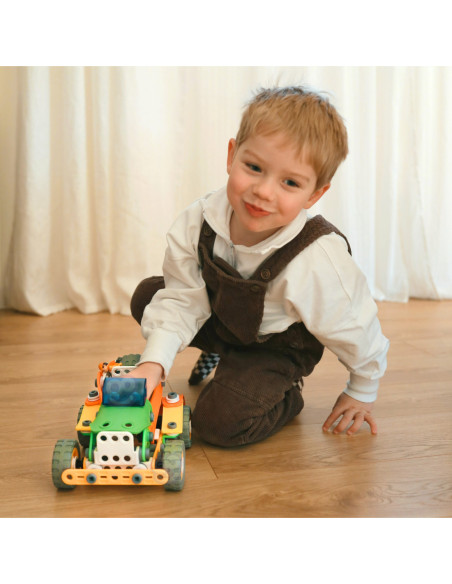 WOOPIE Zestaw Klocki Konstrukcyjne Pojazdy STEM 163 el.