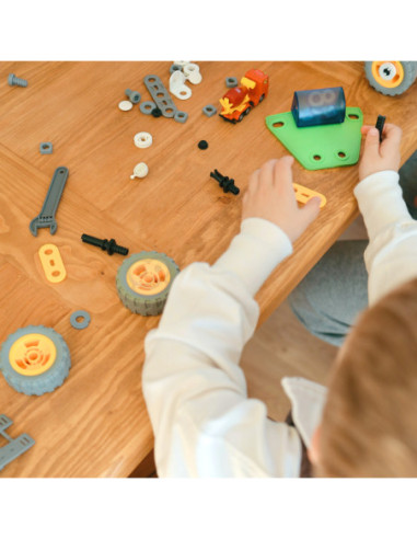 WOOPIE Zestaw Klocki Konstrukcyjne Pojazdy STEM 163 el.