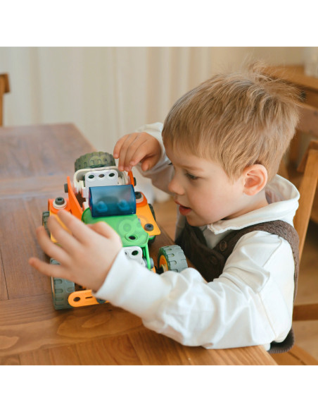 WOOPIE Zestaw Klocki Konstrukcyjne Pojazdy STEM 163 el.