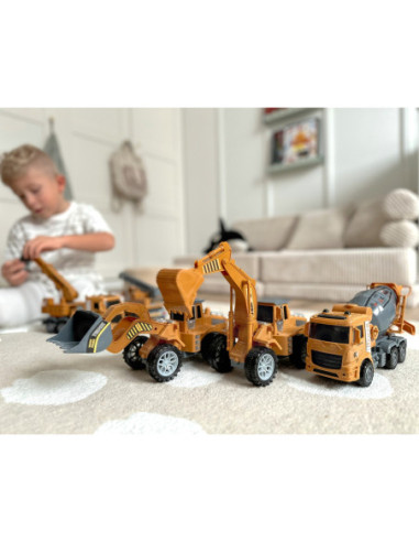 WOOPIE Zestaw Auta Budowlane 6w1