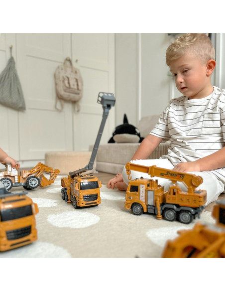 WOOPIE Zestaw Auta Budowlane 6w1