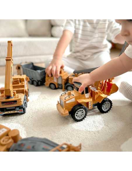 WOOPIE Zestaw Auta Budowlane 6w1
