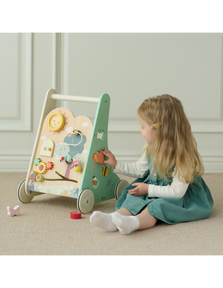 Classic World Drewniany Pchacz Multifunkcyjny 8w1 "Leśny Chodzik"