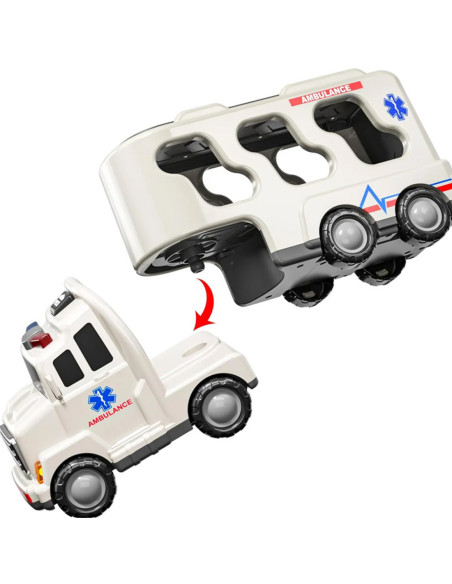 Duży Zestaw Ratunkowy Ciężarówka+4 Auta