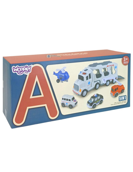 Duży Zestaw Ratunkowy Ciężarówka+4 Auta